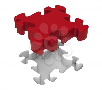 Jigsaw Piece Showing Individual Object Shape Problem