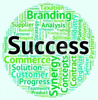 Success Word Meaning Victor Victors And Succeed