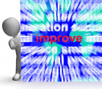 Improve Word Cloud Sign Meaning Improving Amend Better Enhance