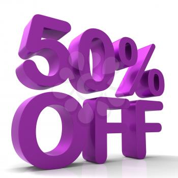 Fifty Percent Off Meaning Sale Merchandise And Clearance