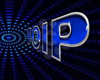 Voip Telephony Indicating Voice Over Broadband And Computer