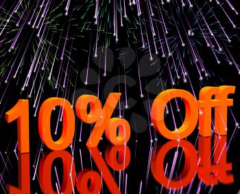 10% Off With Fireworks Shows Sale Discount Of Ten Percent