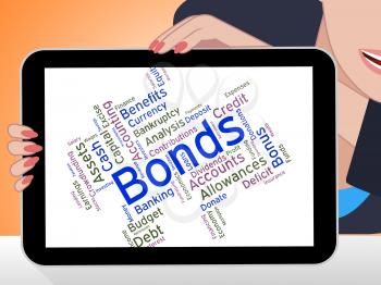 Bonds Word Showing Bad Debt And Loan