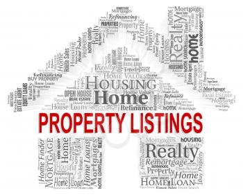 Property Listings Representing For Sale And Homes