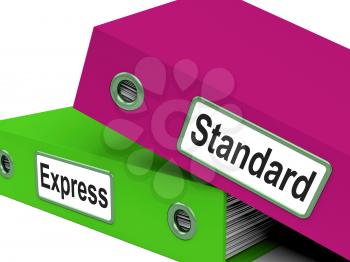Standard Express Representing Correspondence Regular And Files