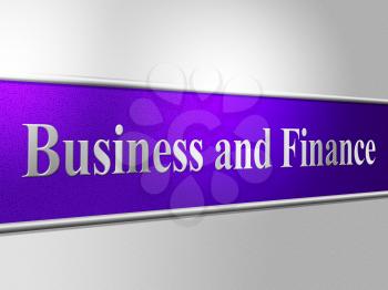 Finance Business Indicating Financial Trading And Investment
