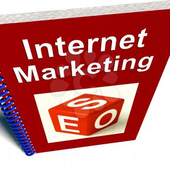 Internet Marketing Book Showing Online SEO Strategies