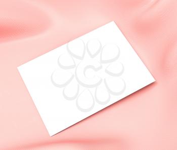 Gift Card Representing Empty Space And Copyspace
