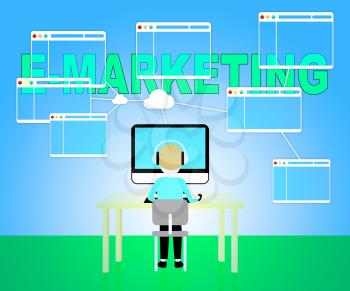 Emarketing Online Showing Web Site And Www