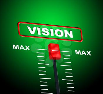 Vision Max Indicating Upper Limit And Aim
