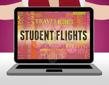 Student Flights Representing Plane Discount And Students