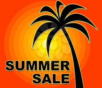 Summer Sale Meaning Clearance Promotional And Merchandise
