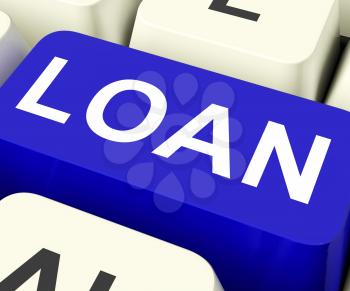 Loan Key Meaning Lending Or Providing Advance
