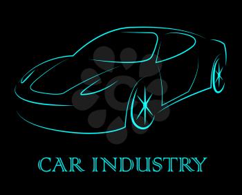 Car Industry Meaning Manufactured Vehicles And Automotive