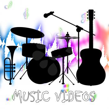 Music Videos Showing Audio Visual And Soundtrack