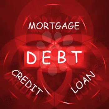 Mortgage Credit and Loan Displaying financial Debt