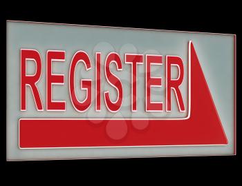 Register Sign Button Showing Members Subscriptions Or Registration