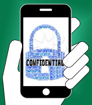 Confidential Lock Meaning Confidentiality Word And Classified