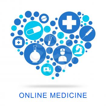 Online Medicine Representing Web Site And Prescription