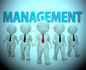 Management Bosses Characters Shows Managing Directors 3d Rendering