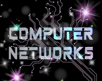 Computer Networks Showing Networking Www And Server