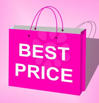 Best Price On Shopping Bags Displays Bargains 3d Illustration