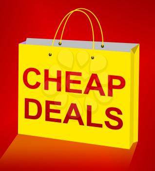 Cheap Deals Bag Displays Promotional Closeout 3d Illustration