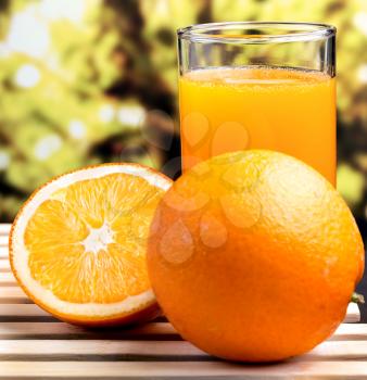 Orange Juice Drink Meaning Organic Refresh And Healthy