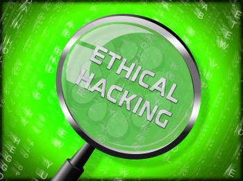 Ethical Hacking Data Breach Tracking 3d Rendering Shows Corporate Tracking To Stop Technology Threats Vulnerability And Exploits