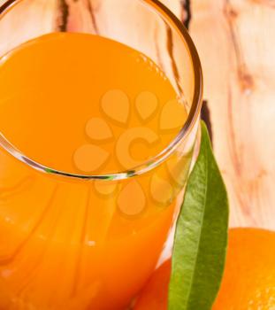 Healthy Orange Drink Representing Vitamin C And Refreshment