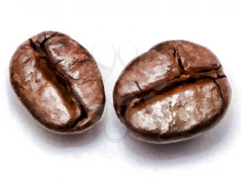 Coffee Beans Indicating Close Up And Roast