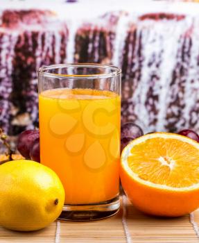 Healthy Orange Drink Representing Vitamin C And Refreshing