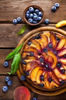 peach cake