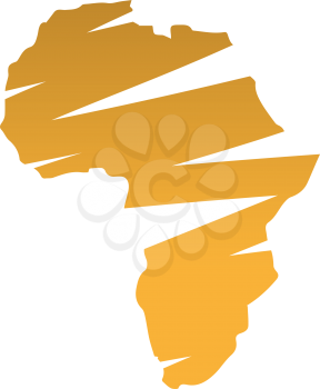 Illustration of Africa Map