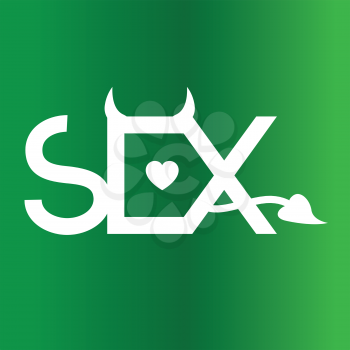 Devil Sex Logo Concept. AI 8 supported.
