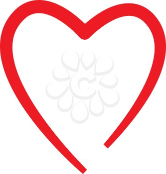 Heart Shape with logo design concept. AI 10 supported.