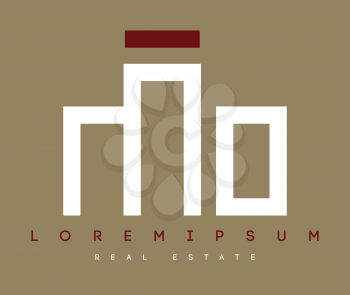 Real Estate Logo Concept. AI 10 Supported.