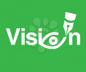 Vision Theme Logo Concept. AI 8 supported.