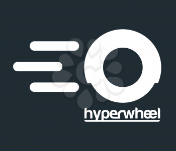 Hyper Wheel Logo Design, AI 8 supported.