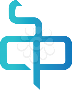 Blue SCP Logo Design, Aı 10 Supported.
