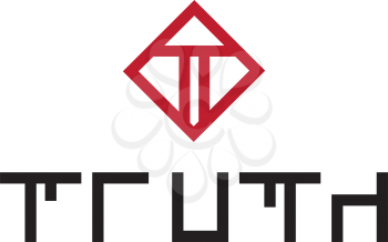 Truth Logo Design Concept, AI 10 supported.