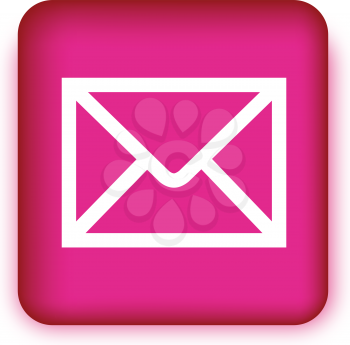 E-Mail Icon with Pink Box Design.