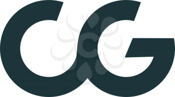 CG Logo Design COncept. EPS 10 supported.
