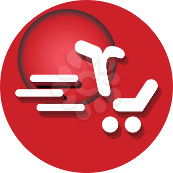 Shopping Cart Icon Concept Design. AI 8 supported.