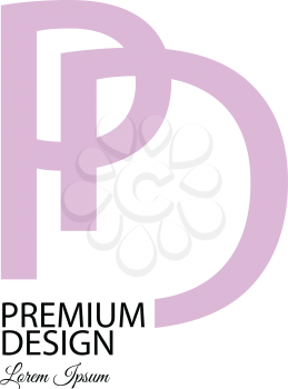 PD Premium Logo Design Concept.