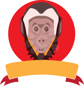 Capuchin Monkey Illustration