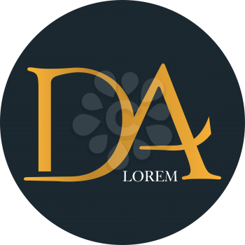 DA Logo Concept Design, EPS 8 supported.
