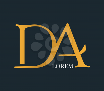 DA Logo Concept Design, EPS 8 supported.