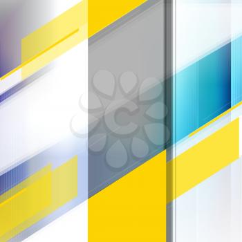 Abstract Cover Design with yellow lines and Background .