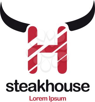 Steakhouse Logo Design Concept.